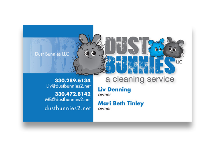 Dust Bunnies LLC Business Card