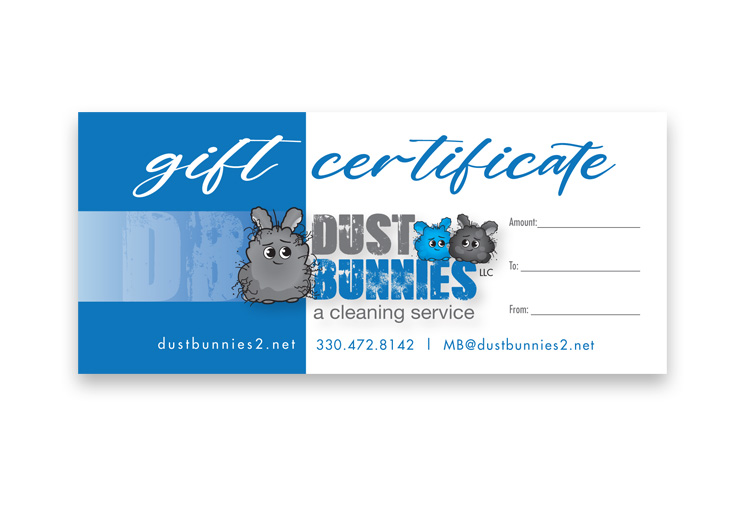 Dust Bunnies LLC Gift Certificate